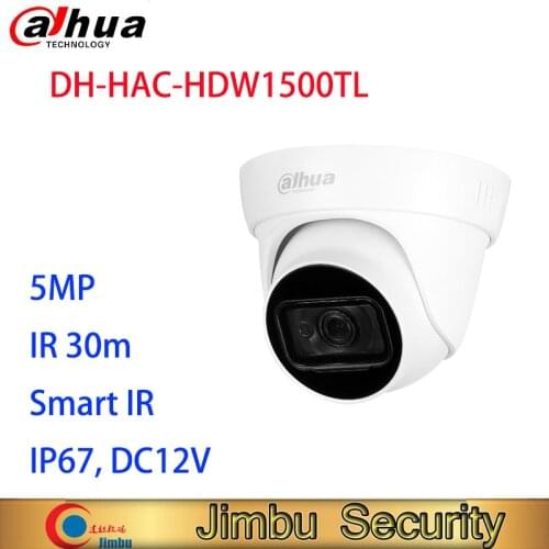 Dahua 5MP HDCVI IR Eyeball Camera HAC-HDW1500TL CVI/CVBS/AHD/TVI switchable video cameras for home security cctv camera
