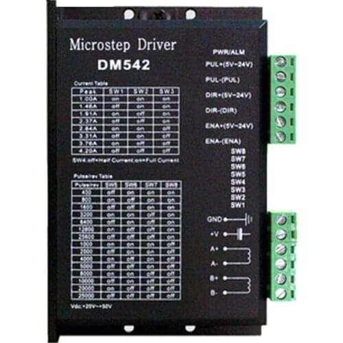 DM556 or DM542 2-phase Digital Stepper Motor Driver 42/57/86 servo Driver For CNC Engraving Machine