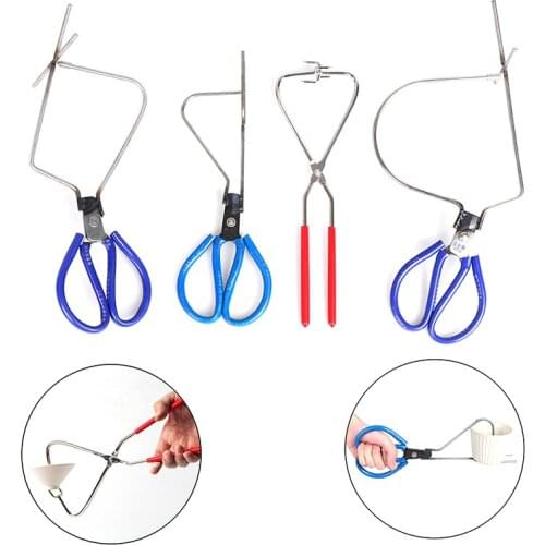 Stainless Steel Glaze Clamp Pottery Clamp Tool Glaze Porcelain Caliper Hand Tools for Beginner Sculptor