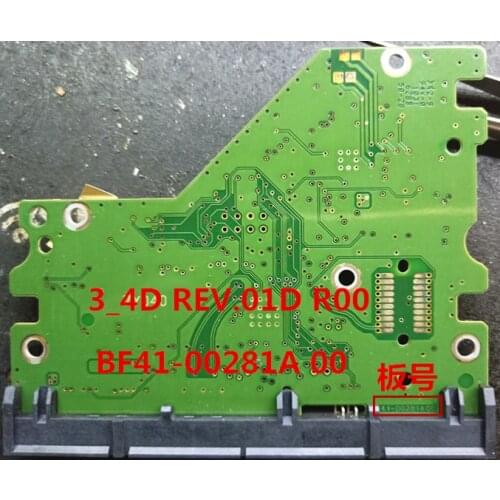 HDD PCB Board BF41-00281A 00 3_4D REV.01D R00 for Samsung 3.5 SATA hard drive repair parts data recovery HD203WI/CE 2T