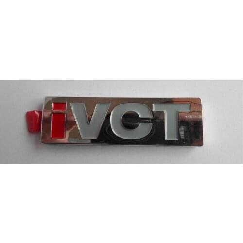 " iVCT " Chrome Trunk Rear Number Letters Badge Emblem Decal Sticker for Ford iVCT