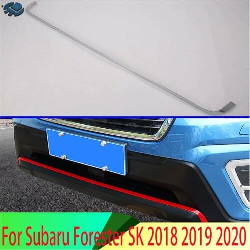 For Subaru Forester SK 2018 2019 Decorate Accessories Before The Bar Bumper Cover Shield Trim Molding Lower Grille Car Styling