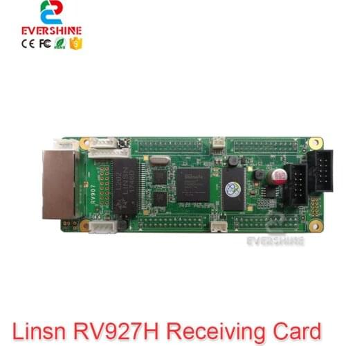 Linsn RV927 RV907 LED Receiving Card Work With TS802 Sending Card And P2 P3 P4 P5 P6 P8 P10 Full Color Rental Cabinet LED Screen