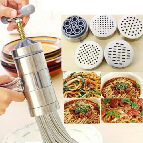 Pasta Machine Stainless Steel Manual Noodle Pasta Maker Press hSpaghetti Kitcen Machine Making DIY Tools