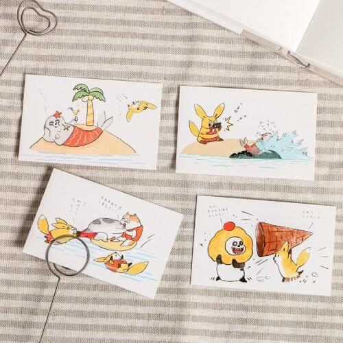 5.2*8cm 54pcs Mini Card DIY friends always be my side theme multi-use Scrapbooking Craft Paper DIY gift card message card