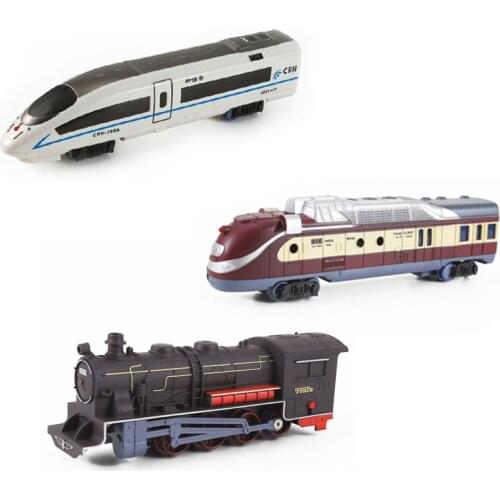 Simulation Train Toy Electric Train Model Locomotive Architectural Sence Accessories Gifts Collection