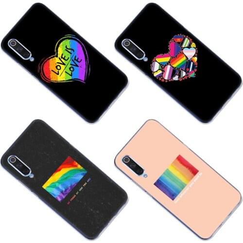 Gay Lesbian LGBT Rainbow Pride Case for Xiaomi Mi POCO X3 NFC M3 F3 Note 10 S 10i 10T 11X Pro 11i 11 Ultra 11 Lite Soft Cover