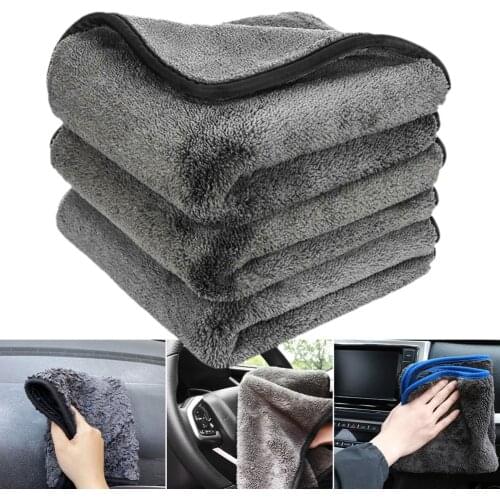 1200GSM High Density Soft Car Wash Towel Microfiber Towel Super Absorbent Car Cleaning Detailing Drying Cloth Auto Care Towel