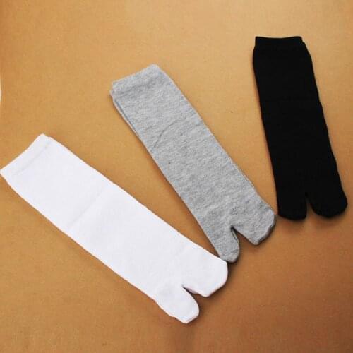 1Pair Unisex Cotton Blend Japanese Style Kimono Flip Flop Slipper Split Toe Socks Summer Ninja Toe Tabi Foot Finger Sock New