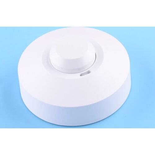 New Microwave Radar Movement Motion Sensor Detector Light Switch Ceiling Round 220-240V Adjustable 10LUX-DAY
