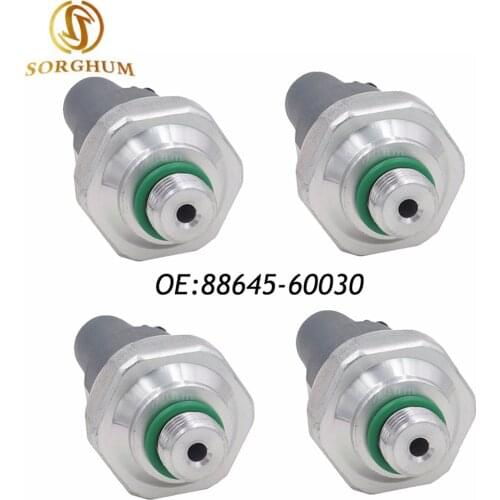 4PCS AC Pressure Switch 88645-60030 For Toyota Corolla Land Cruiser Matrix RAV4 Sienna For Lexus 443440-0050 80440-S1K-003