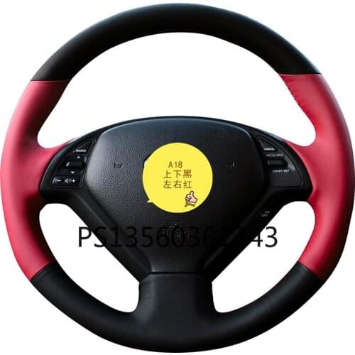 Suitable for Maserati Quattroporte Levante Ghibli hand-stitched steering wheel cover leather suede grip cover