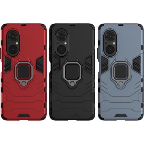 For Huawei Honor 50 SE ARMOR Shockproof Ring Stand Case Hard Cover