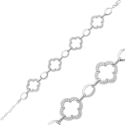 Tevuli 925 Sterling Silver Flower Women 'S Bracelet