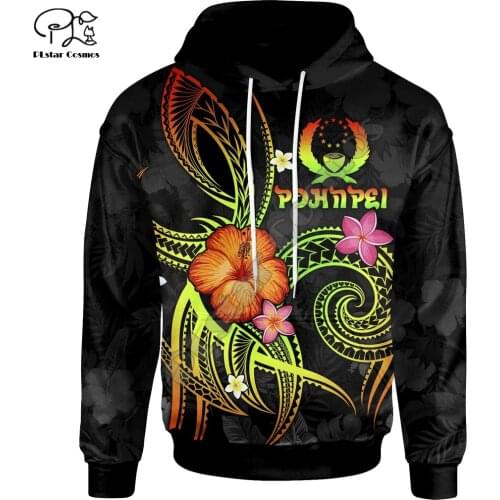 PLstar Cosmos 3DPrint Pohnpei Polynesian Culture Tribe Turtle Tattoo Unisex Men/Women Funny Harajuku Streetwear Zip Hoodies-d18