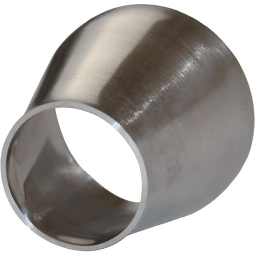 WZJG Size 19mm-57mm 304 Stainless Steel Sanitary Weld Concentic Reducing Pipe Fitting For Homebrew stainless steel pipe