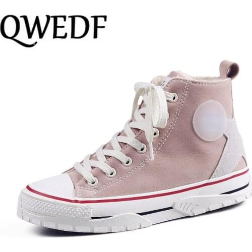 2019 High Quality Classic Women Canvas Shoes new autumn High Top Flats Women Vulcanized Shoes Female Casual Shoes X12-04