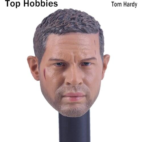 1/6 Scale Action Figure accessory MAD MAX Sculpt Male Head Sculpted Tom Hardy for 12" Collectible Hottoys Doll Body TOYS Figure
