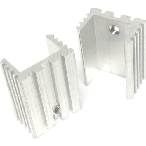 100 pcs 20x15x10mm Aluminum Heatsink Cooler Cooling Fin Radiator Heat Sink for IC Chip LED 20*15*10mm