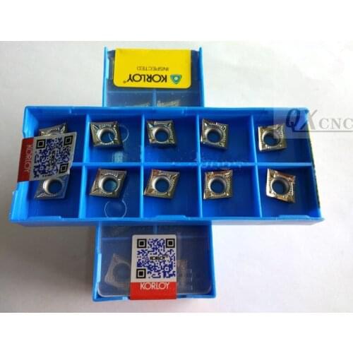 100PCS CCGT09T302-AK H01 Cemented carbide inserts Processing of aluminum CNC blade lathe tools