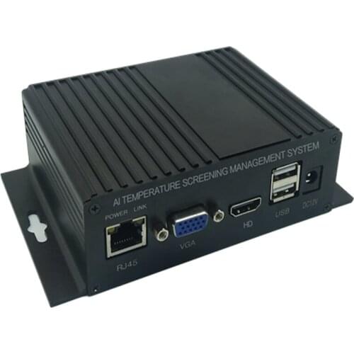 1ch Temperature Screening Management System AI DeepinMind NVR Network Video Recorder, need to work with specified thermal camera