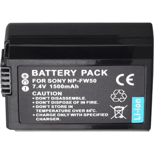 NP-FW50 Battery NPFW50 NP FW50 for Sony Alpha 7 a7 A5000 A5100 A7R NEX5 5R 5N A6000 A7 NEX6 NEX7 NEX5R NEX5N Digital Camera