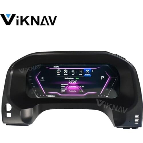Android car LCD meter instrument dashboard screen GPS navigation for Toyota Land Cruiser Prado 2010-2020 radio multimedia player