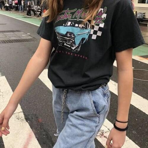 T Shirt Women 2021 Spring Summer Brandy Oversized Melville Tshirt Car Aesthetic Tops Kendall Jenner Clothes 100% Cotton Pullover
