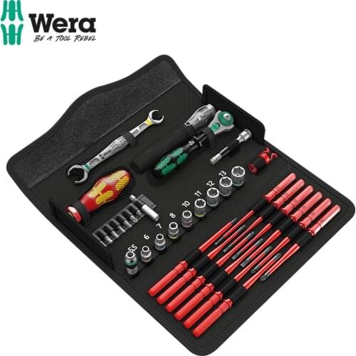 Wera Vera hardware repair tool KK W1 multi function ratchet wrench screwdriver set imported from Germany
