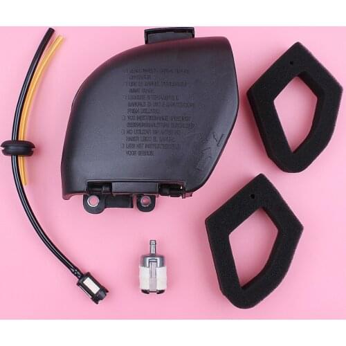 Air Filter Cover Assembly For Honda GX35 HHT35S GX 35 Lawn Mower Engine Air Fuel Filter Line Grommet Kit