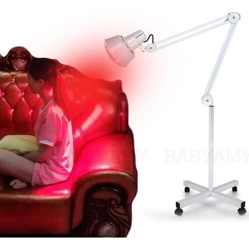 275W Floor Stand Massage TDP Infrared Therapy Heat Lamp Health Pain Relief Physiotherapy Health Care Electric Infrared Light