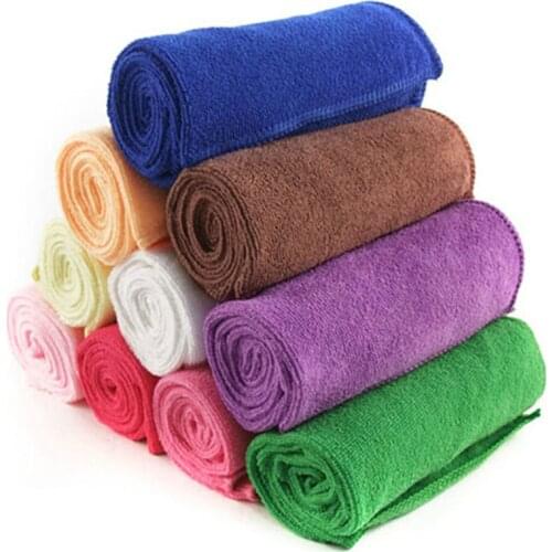 Solid Dry Hair Towels Pet Supply Fast Drying Grooming Microfiber Towel Blanket for Pet Dog Cat Random Colors Pets Acessorios