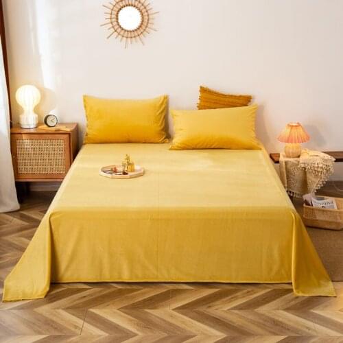2020 autumn and winter single product crystal velvet sheet
