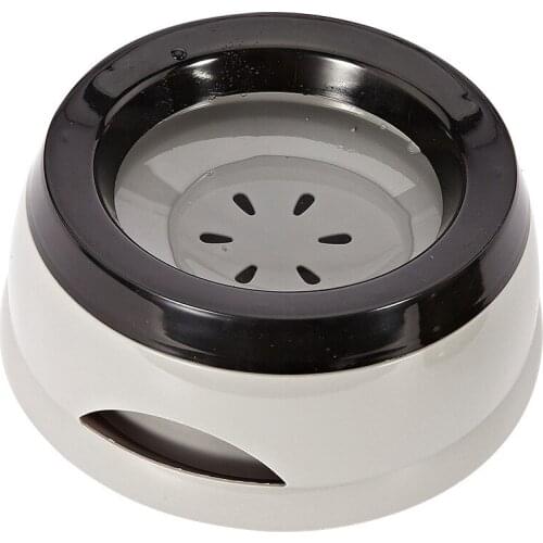 Dog Drinking Water Bowl Floating Non-Wetting Mouth Cat Bowl Without Spill Drinking Water Dispenser Plastic Dog Bowl