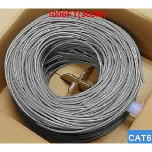 [ReadStar]TYF UTP CAT6 LAN CABLE 1000FT(305Meter) entire roll ethernet cable 4 pair 23AWG copper wires networking cable
