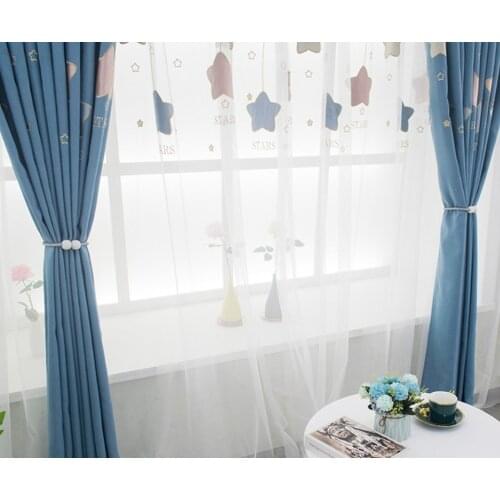 Childrens Room Curtains Blackout Curtains Curtains For Living Room Bedroom Insulation Finished Products Can Modified Size