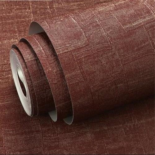 Modern minimalist high-end waterproof wallpaper imitation leather pattern lattice TV wall TV background wall red Nordic фотообои