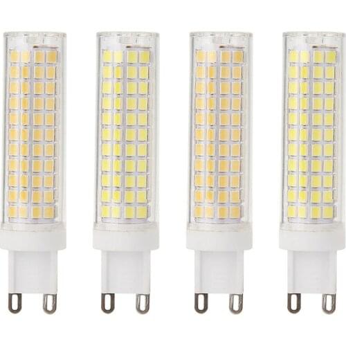 G9 LED Bulb 15W 1500LM SMD 2835 110V/220V 360 Beam Dimmable Corn Light Chandelier Ceramics Replace Halogen Lamp