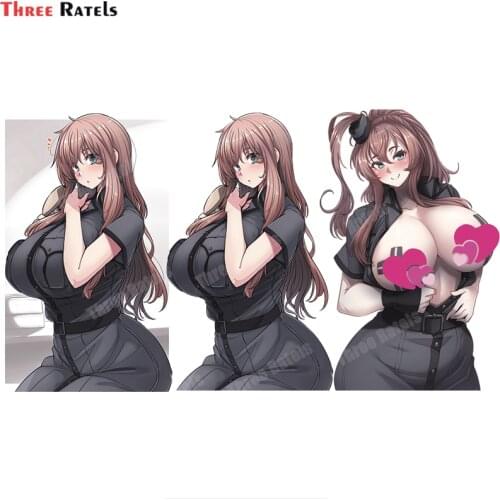 Three Ratels B193 Anime Game Saratoga Kantai Collection Stickers For Bmw F30 Occlusion Scratch DIY Vinyl Material Decor Decal