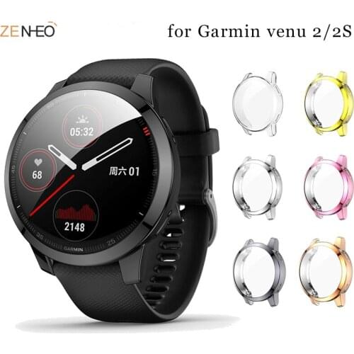 ZENHEO Ultra-Thin TPU Screen protective Watch Case For Garmin Venu 2/Venu 2S full Protector Cover frame Shock-resistant Shell