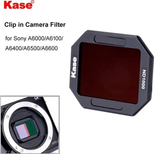 Kase Built-in CMOS Protector MCUV/Neutral Density ND1000 ND64/Light Pollution Filter for Sony A6000/A6100/A6400/A6500/A6600