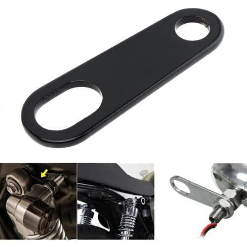 1 Pcs Modified Black Stainless Steel Dracket for Motorcycle / Atv / Scooter