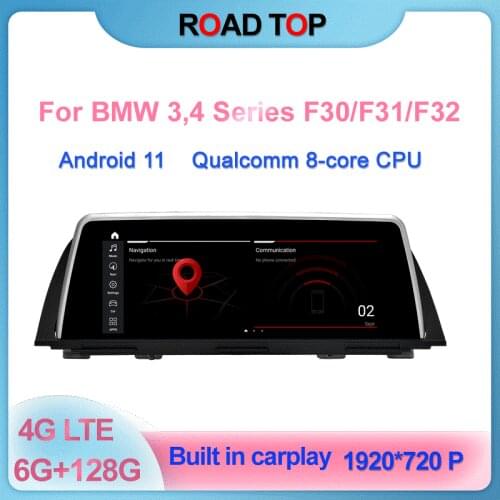 10.25” Qualcomm Android 10 Stereo Head Unit for BMW 3,4 Series F30/F31/F32 NBT/EVO 2013-2020 with CarPlay Auto GPS Navigation