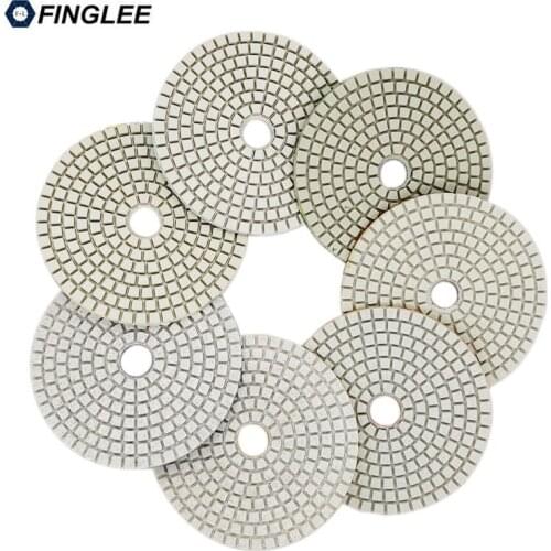 10pcs/lot 4 inch High Grade Granite,marble,Concrete Ceramic Stone work restoration Wet Diamond polishing pad
