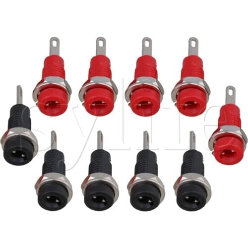 10pcs Binding Post Banana Jack for 2mm Test Probe Safety Protection Plug