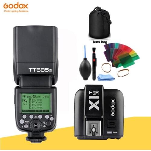 Godox TT685S 2.4G HSS 1/8000s TTL GN60 Wireless Speedlite Flash X1T-S Trigger for Sony A77II A7RII A7R A58 A9 A99 A6300 A6500