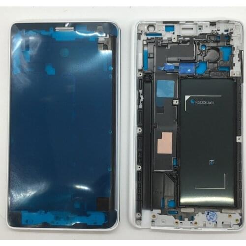 For Samsung Galaxy Note 4 Edge N915F N915G N915FY N915 Original Mobile Phone Middle Frame Housing Chassis Cover With Side Keys