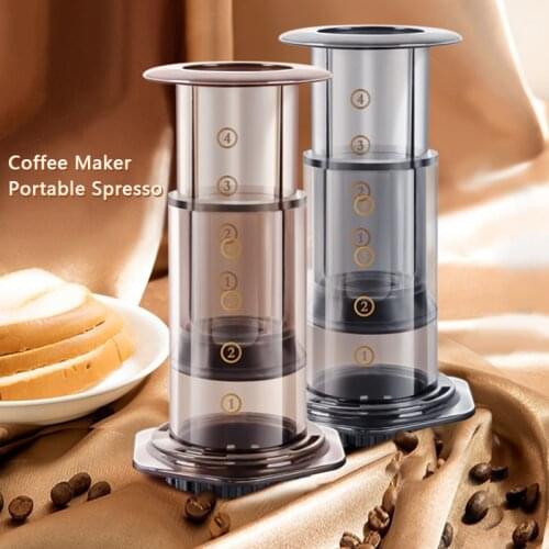 Filter Paper Espresso Coffee Maker Portable Cafe French Press Air Press Drip Coffee Pot For AeroPress Machine Barista Tools