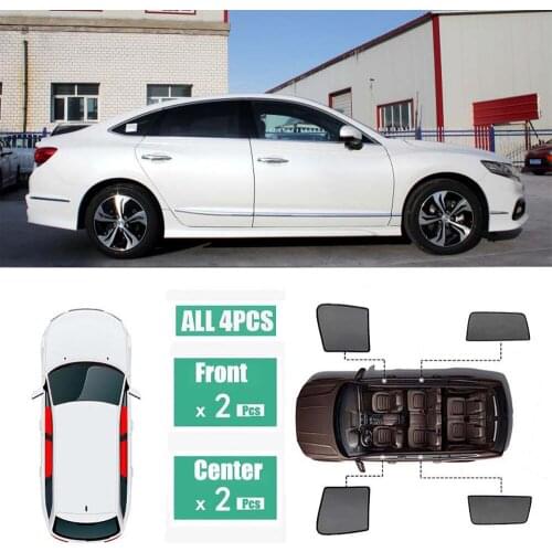 Side Windows Magnetic Sun Shade UV Protection Ray Blocking Mesh Visor Fit For Honda Spirior 2015-2018
