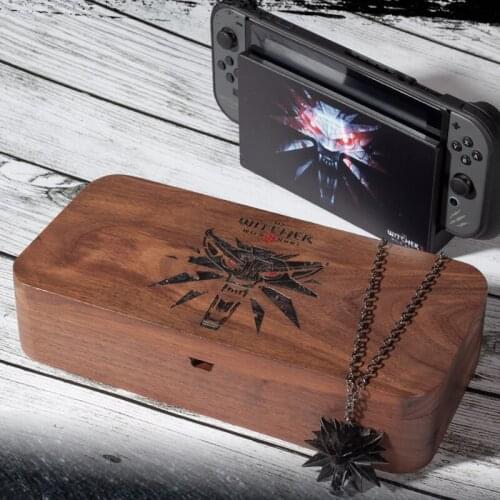 Switch Modified Protective Shell Joycon Controller Replacement Cover NS Host Walnut Storage Case For Nintendo Switch Accessories